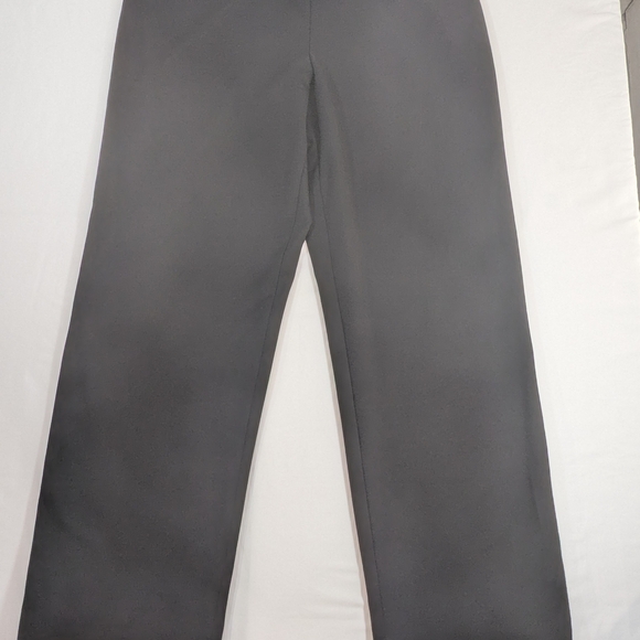 Coldwater Creek Classic Fit Black High Rise Straight Wide Leg Pants Size 16 - Picture 4 of 12